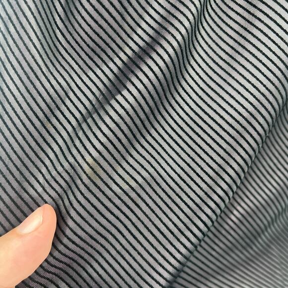 Y2K Rockabilly Western Shirt Mens Sz L Stripe Satin Cowboy Rodeo Style Stok Goth - Picture 8 of 10